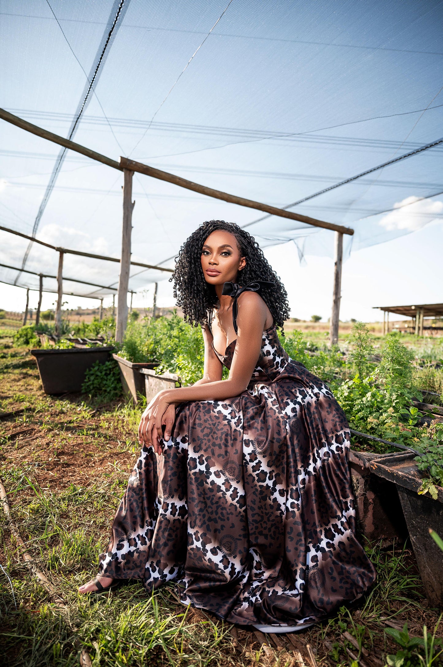 Ingwe Dress With Doek