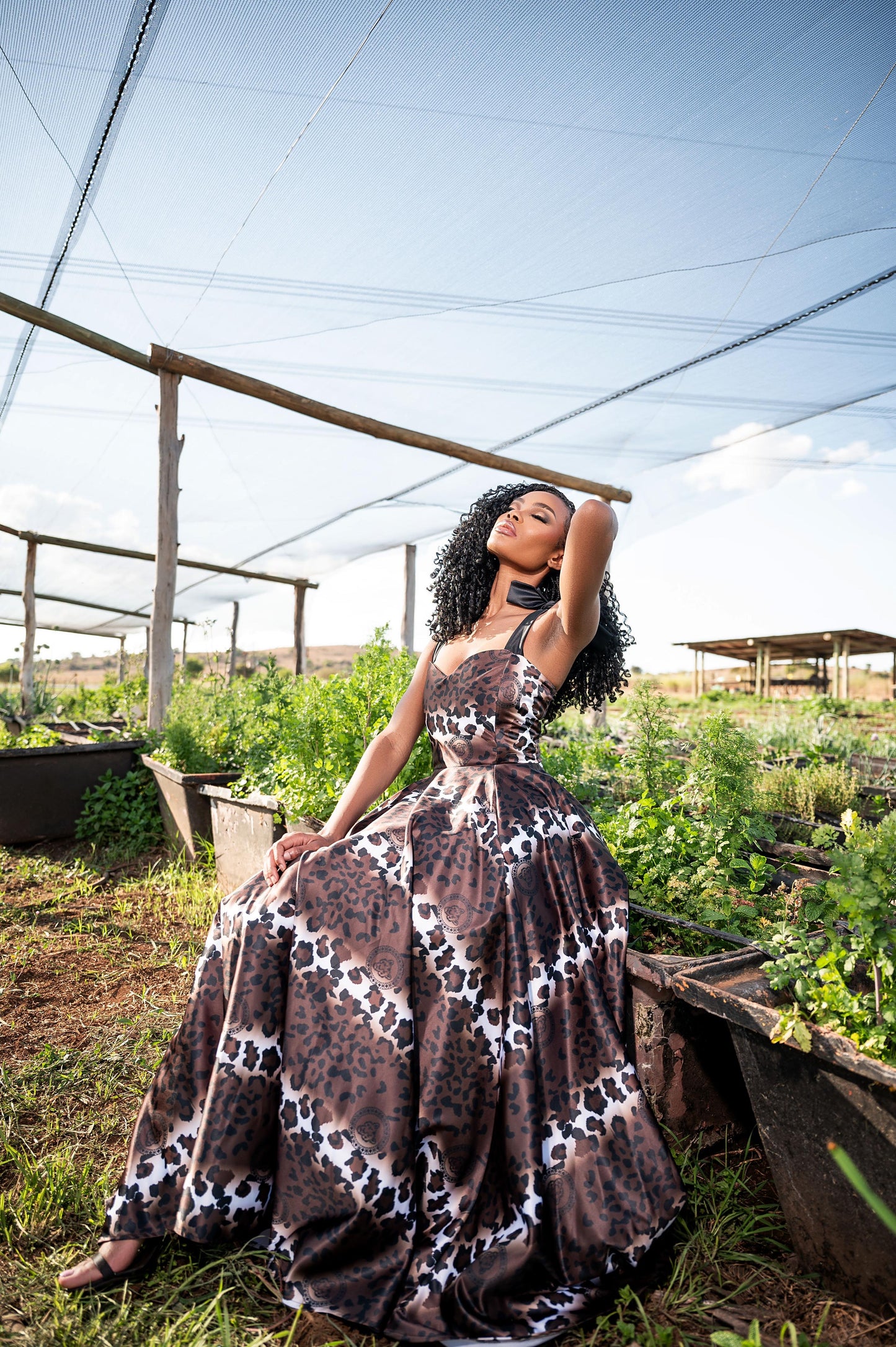 Ingwe Dress With Doek